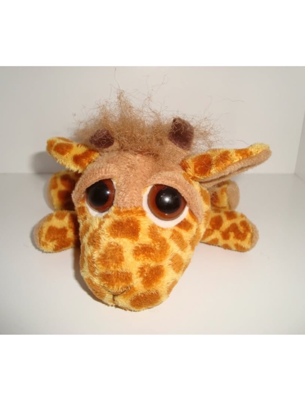 Russ Lil Peepers Leda Giraffe Plush 5” Bean Bag Stuffed Animal Big Eyes